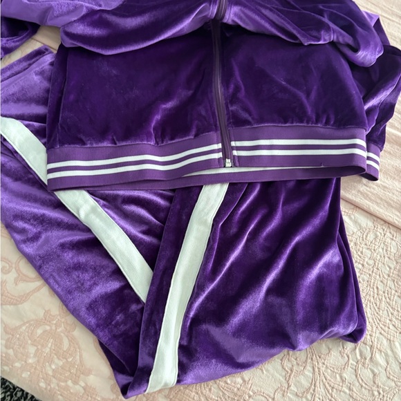 Ekouaer Other - Ekouaer Purple Velour track Set size small